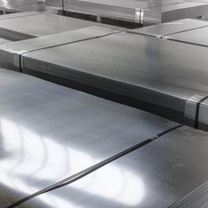 sheet tin metal in production hall
